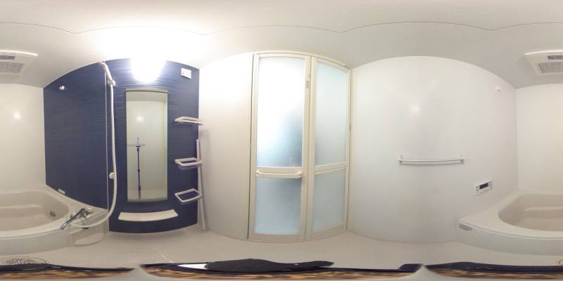 パノラマ画像バスルーム