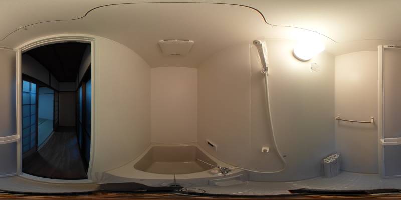 パノラマ画像バスルーム