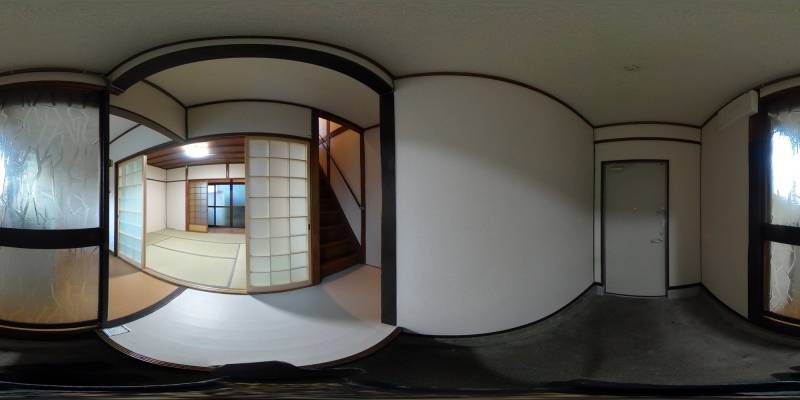 パノラマ画像玄関