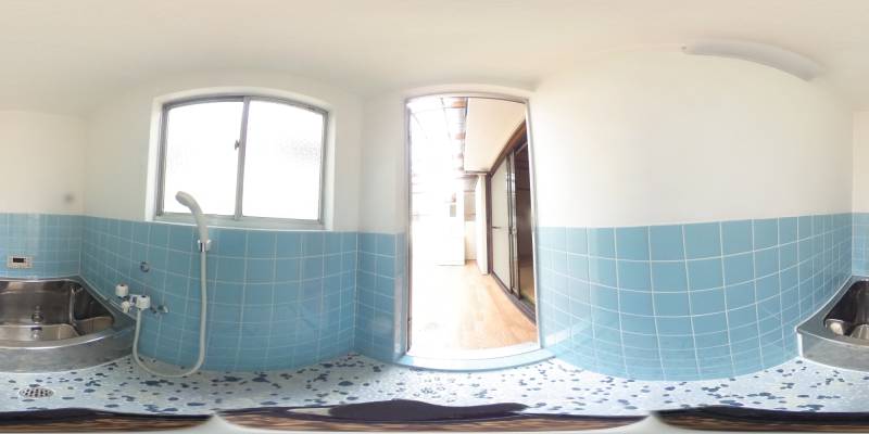 パノラマ画像バスルーム