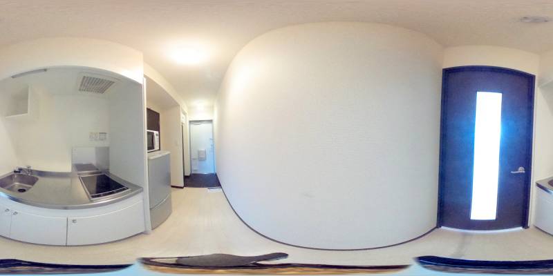 パノラマ画像キッチン