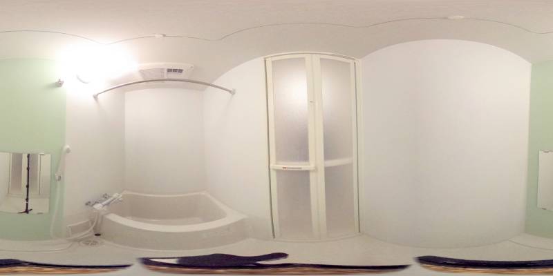 パノラマ画像バスルーム