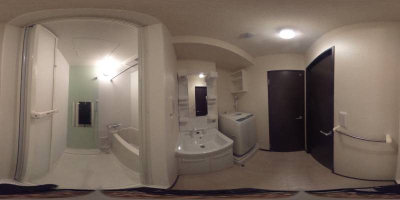 パノラマ画像洗面所