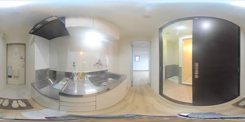 パノラマ画像キッチン