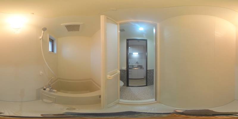 パノラマ画像バスルーム