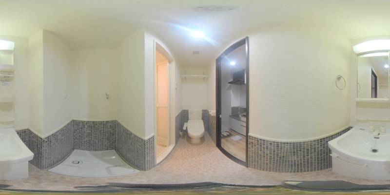 パノラマ画像洗面所