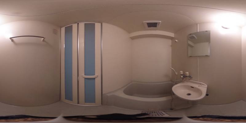 パノラマ画像バスルーム