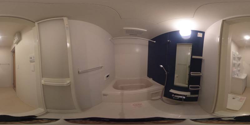 パノラマ画像バスルーム