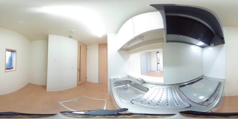 パノラマ画像キッチン