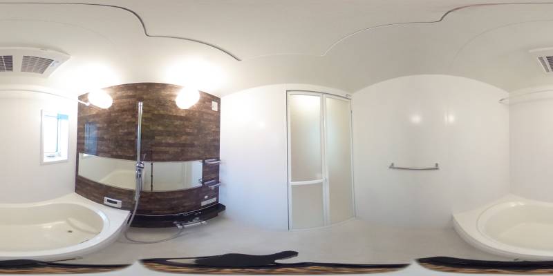 パノラマ画像バスルーム