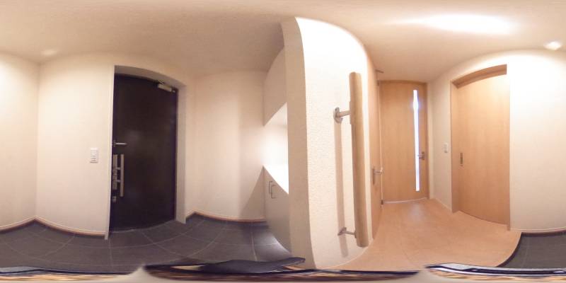 パノラマ画像玄関