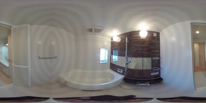 パノラマ画像バスルーム