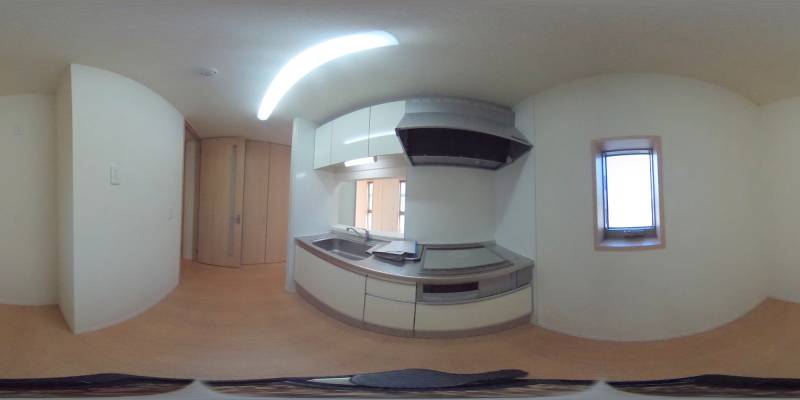 パノラマ画像キッチン