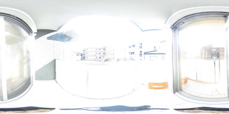 パノラマ画像バルコニー