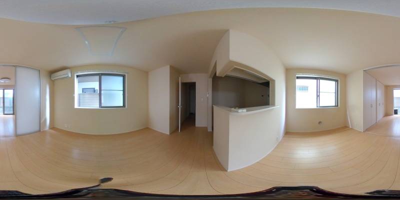 パノラマ画像リビング