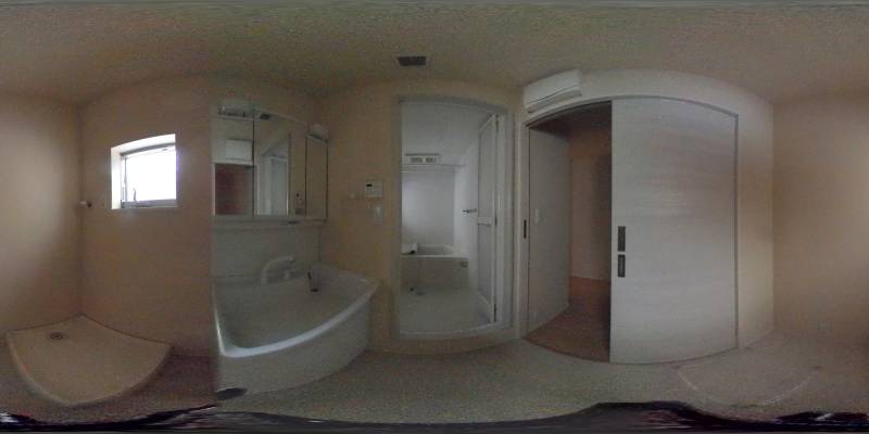 パノラマ画像洗面所