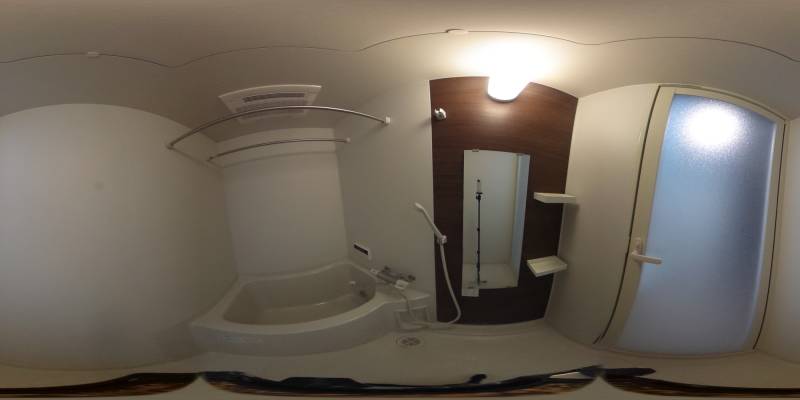 パノラマ画像バスルーム