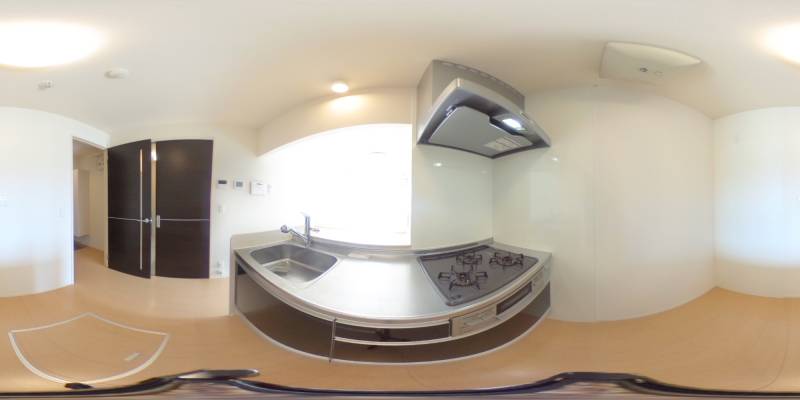 パノラマ画像キッチン