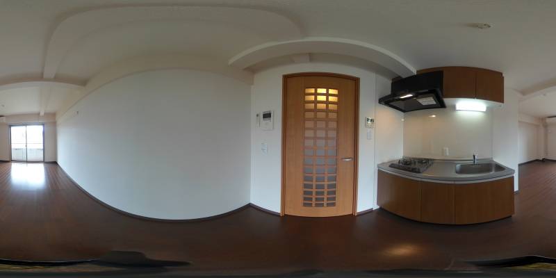 パノラマ画像キッチン