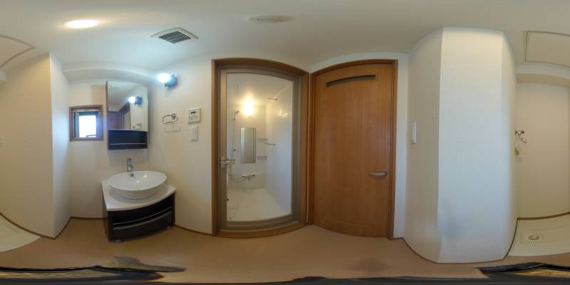 パノラマ画像洗面所