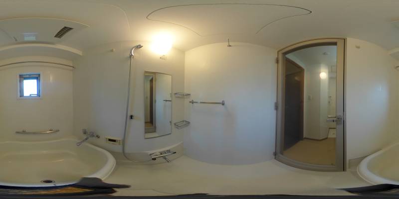 パノラマ画像バスルーム