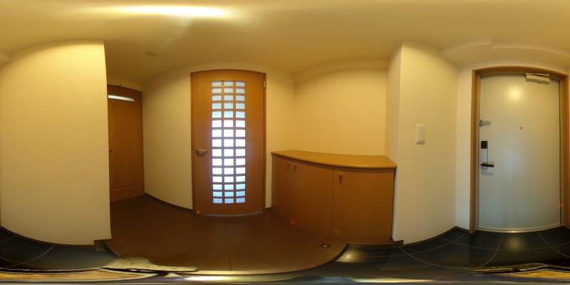 パノラマ画像玄関