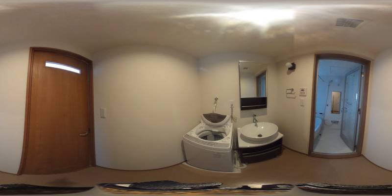 パノラマ画像洗面所