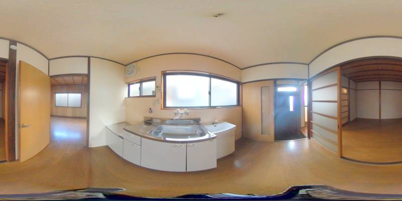 パノラマ画像キッチン