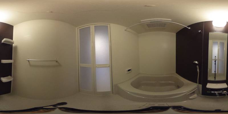 パノラマ画像バスルーム