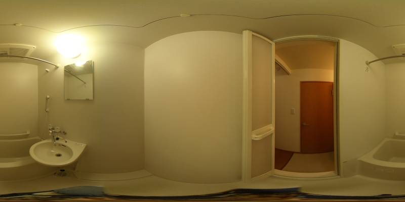 パノラマ画像バスルーム