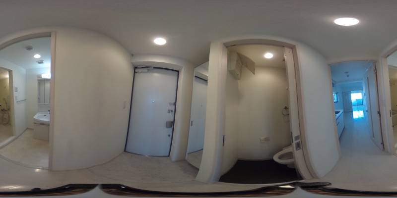 パノラマ画像玄関