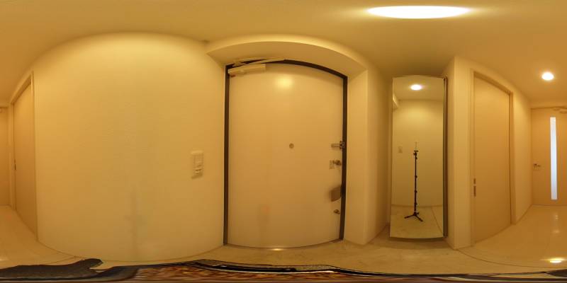 パノラマ画像玄関