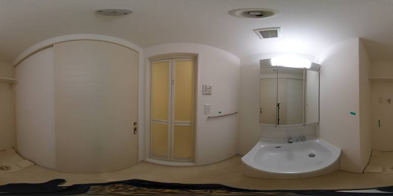 パノラマ画像洗面所
