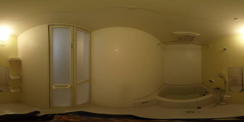 パノラマ画像バスルーム