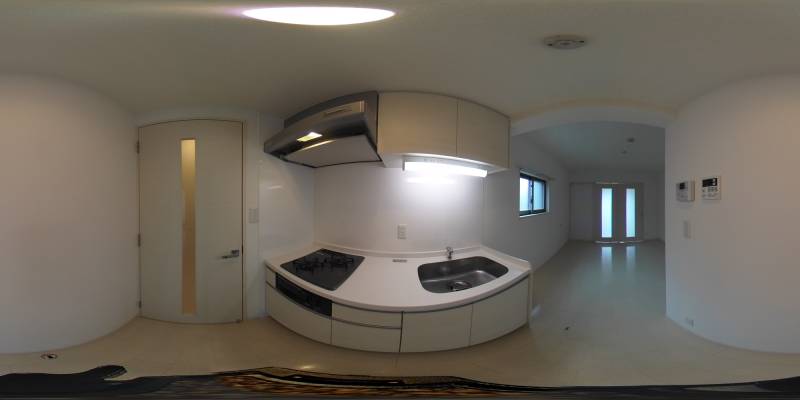 パノラマ画像キッチン