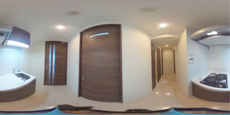 パノラマ画像キッチン