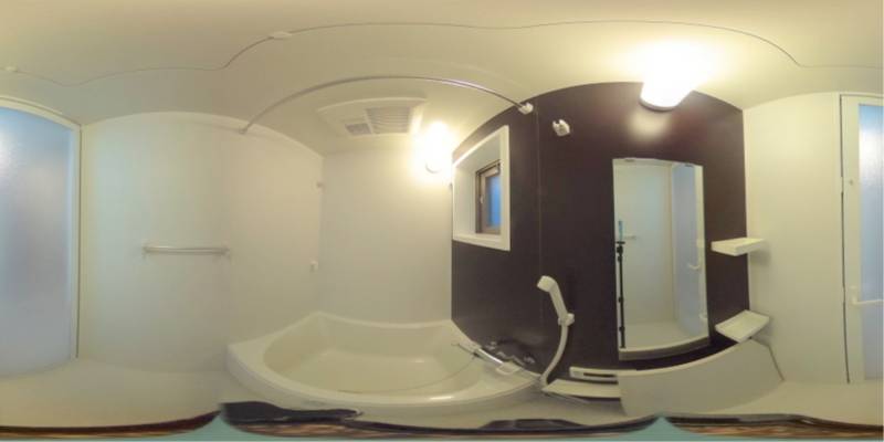 パノラマ画像バスルーム