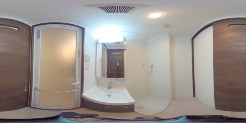 パノラマ画像洗面所