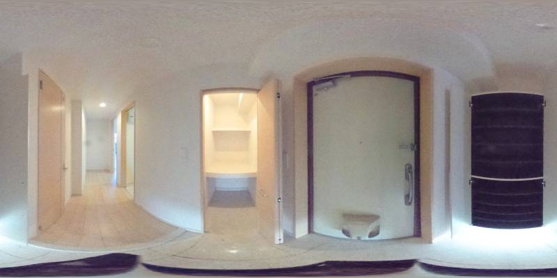 パノラマ画像玄関