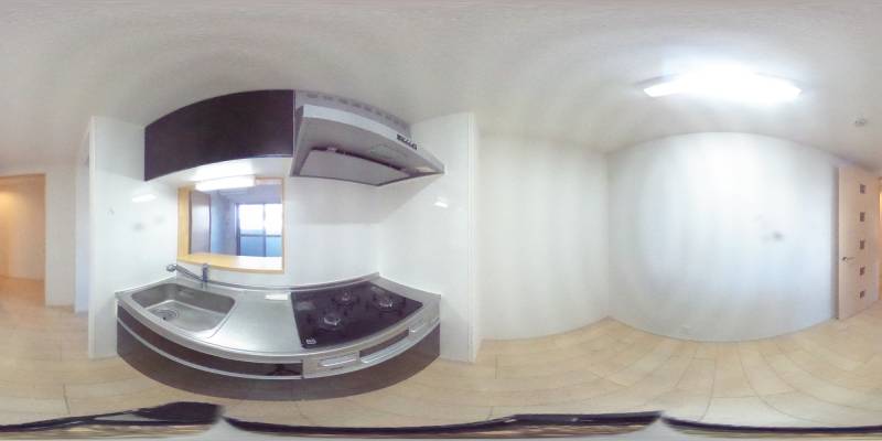 パノラマ画像キッチン