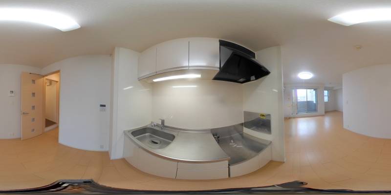パノラマ画像キッチン