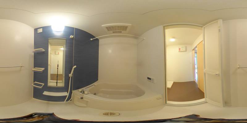 パノラマ画像バスルーム