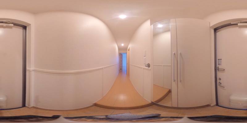 パノラマ画像玄関