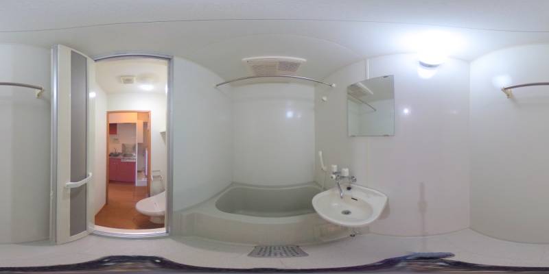 パノラマ画像バスルーム