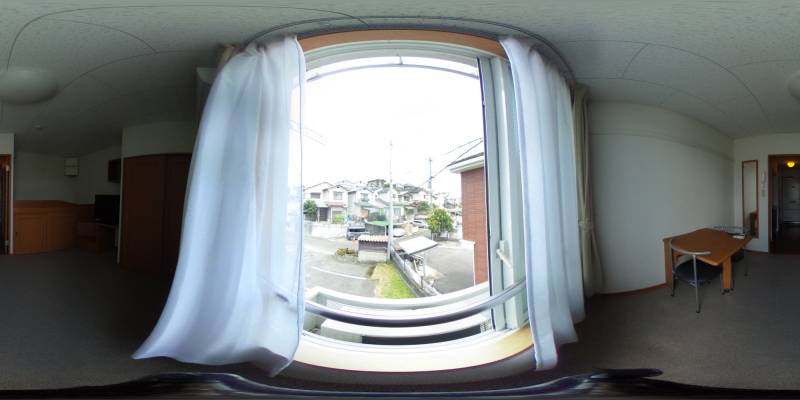 パノラマ画像バルコニー