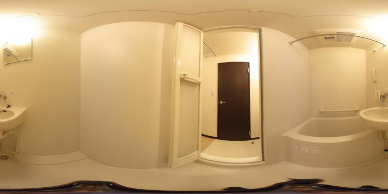 パノラマ画像バスルーム