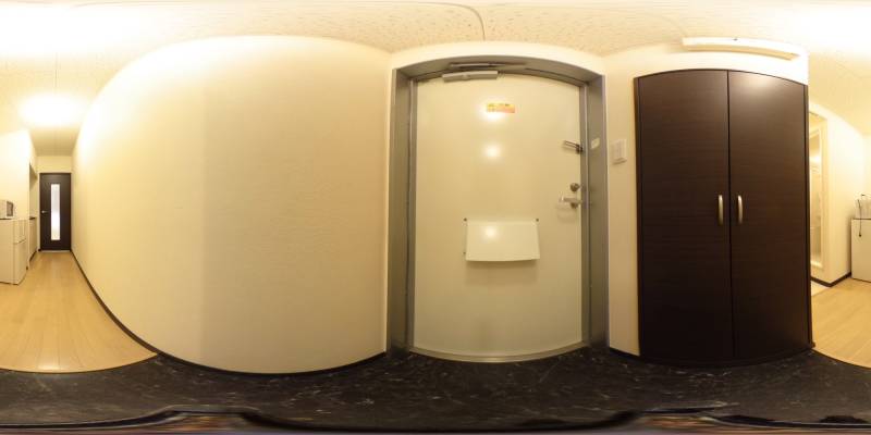 パノラマ画像玄関