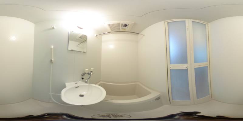 パノラマ画像バスルーム