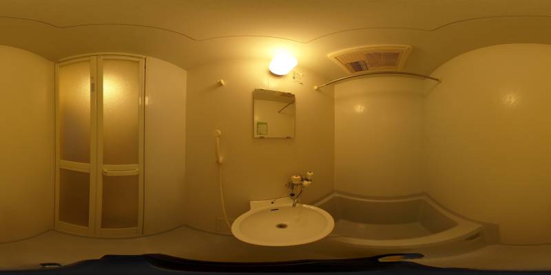 パノラマ画像バスルーム