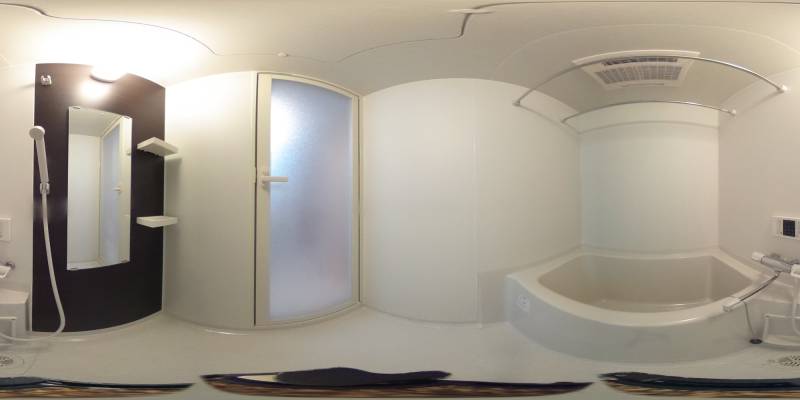 パノラマ画像バスルーム